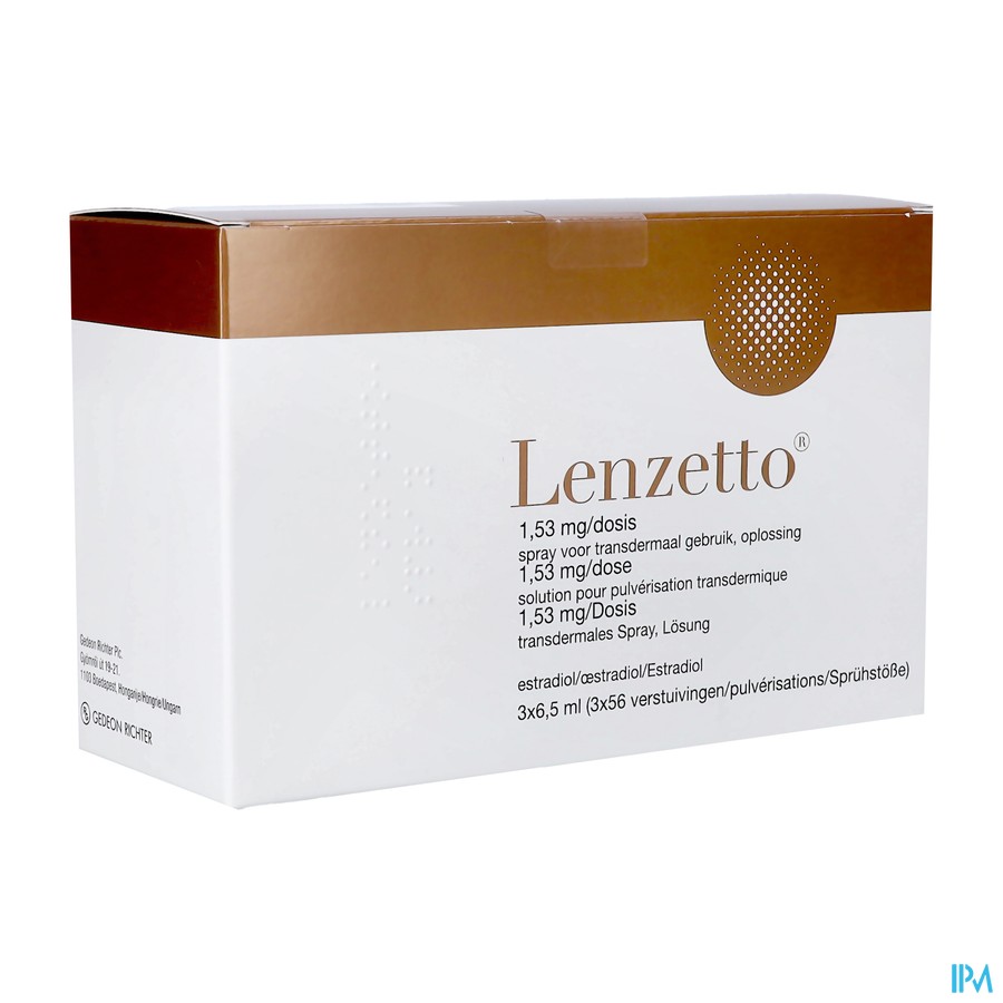 Lenzetto 1,53mg/dose Opl Transderm.spray 3