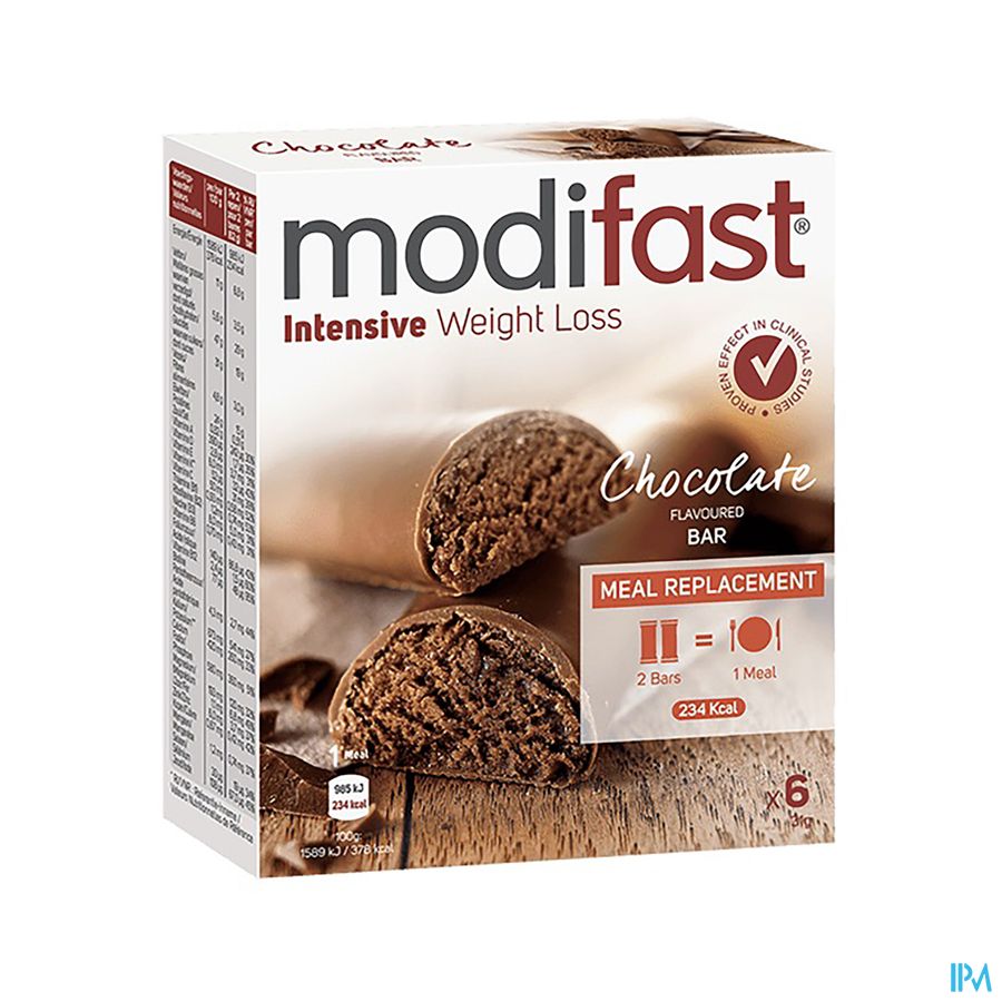 Modifast Intensive Control Reep Chocolade 6