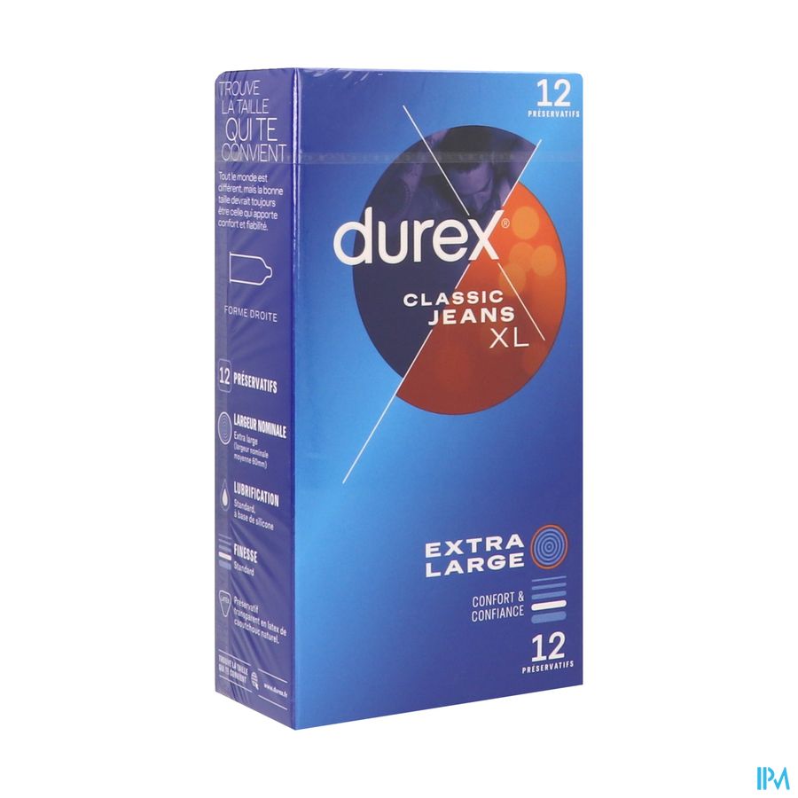 PRESERV DUREX CLASSIC JEANS XL X12