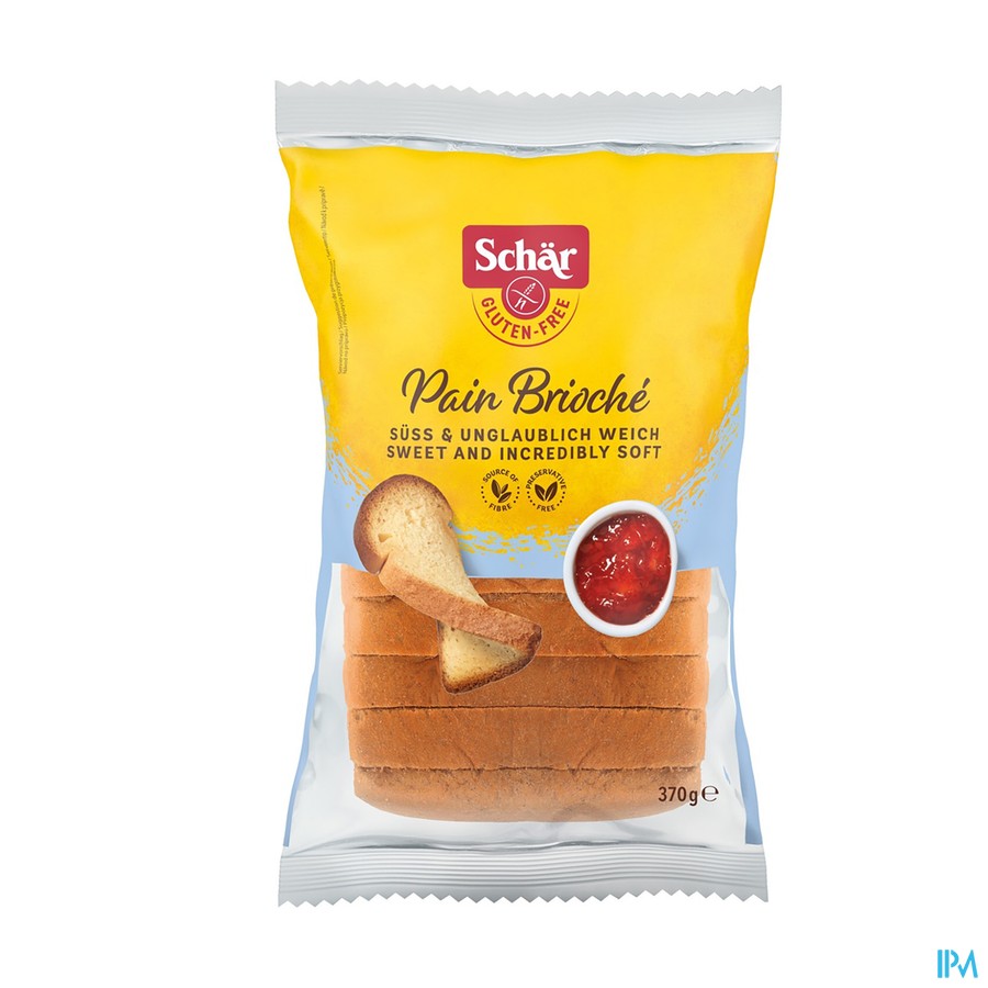 Schar Brioche Brood 370g 6657 Revogan