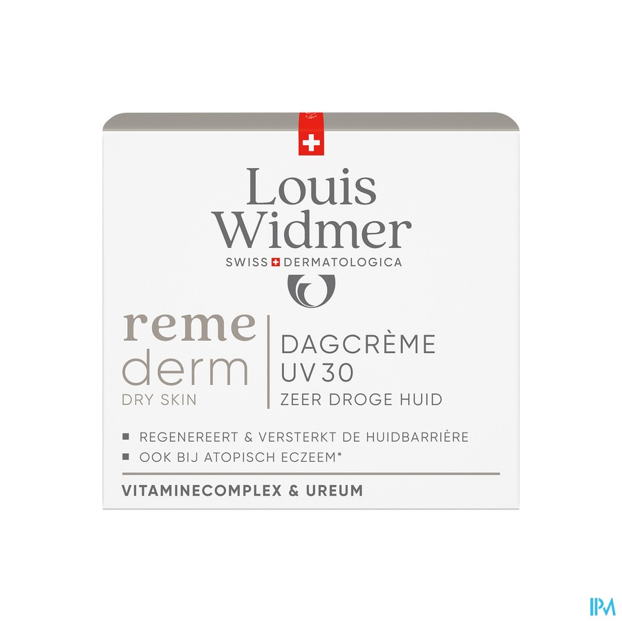 Widmer Remederm Dagcreme Uv30 Parf Pot 50ml