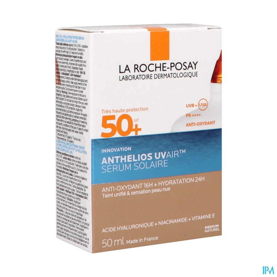 Lrp Anthelios Uvair Getint Zonbesch.serum Med.50ml