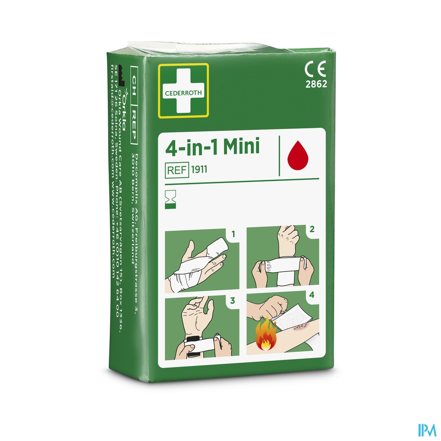 Cederroth 4-in-1 Drukverband Mini