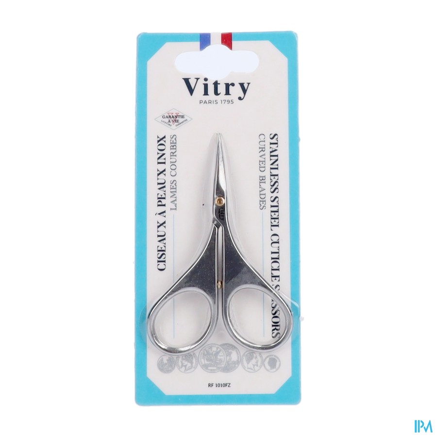 Velletjesschaar Gebogen Furtif Inox (gebreveteerd Model)