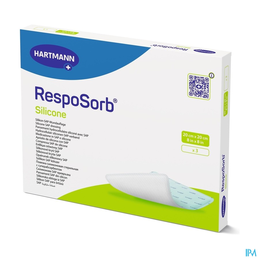 Resposorb Silicone 20x20cm 3 413054