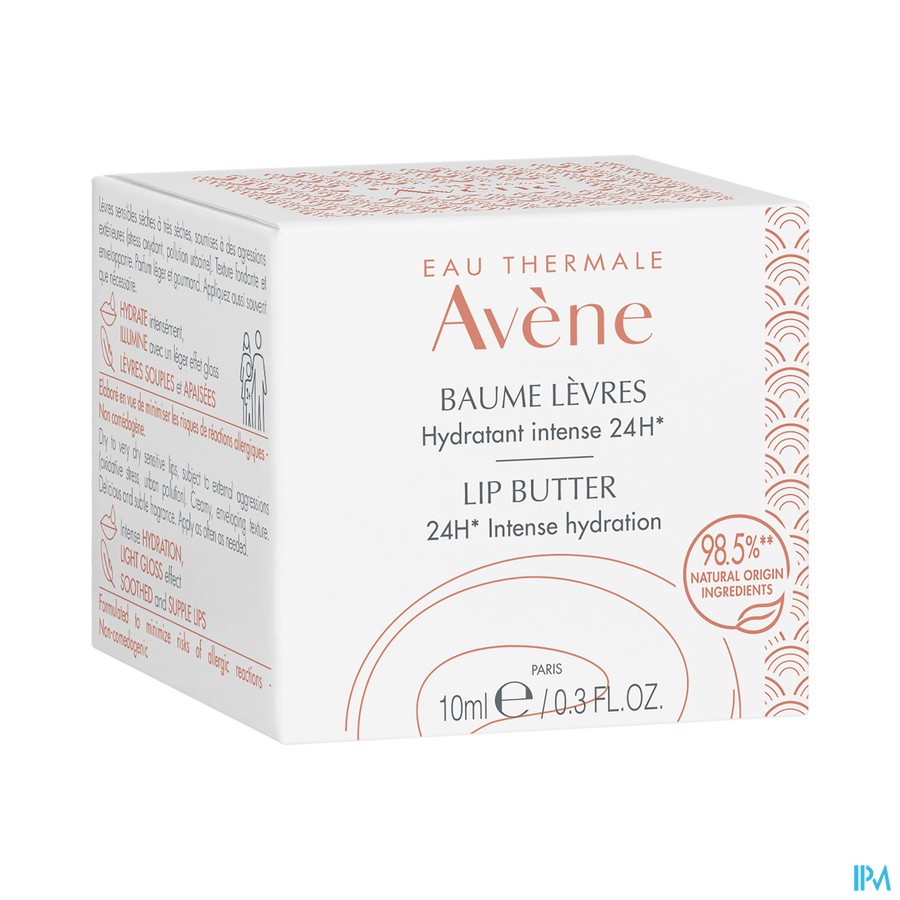 Avene Lippenbalsem Intense Hydratatie 24u 10ml