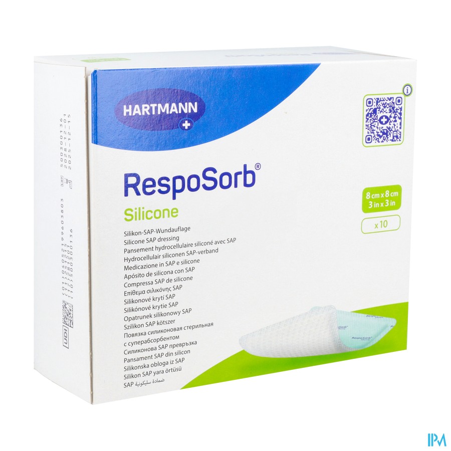 Resposorb Silicone 8x8cm 10 4130411