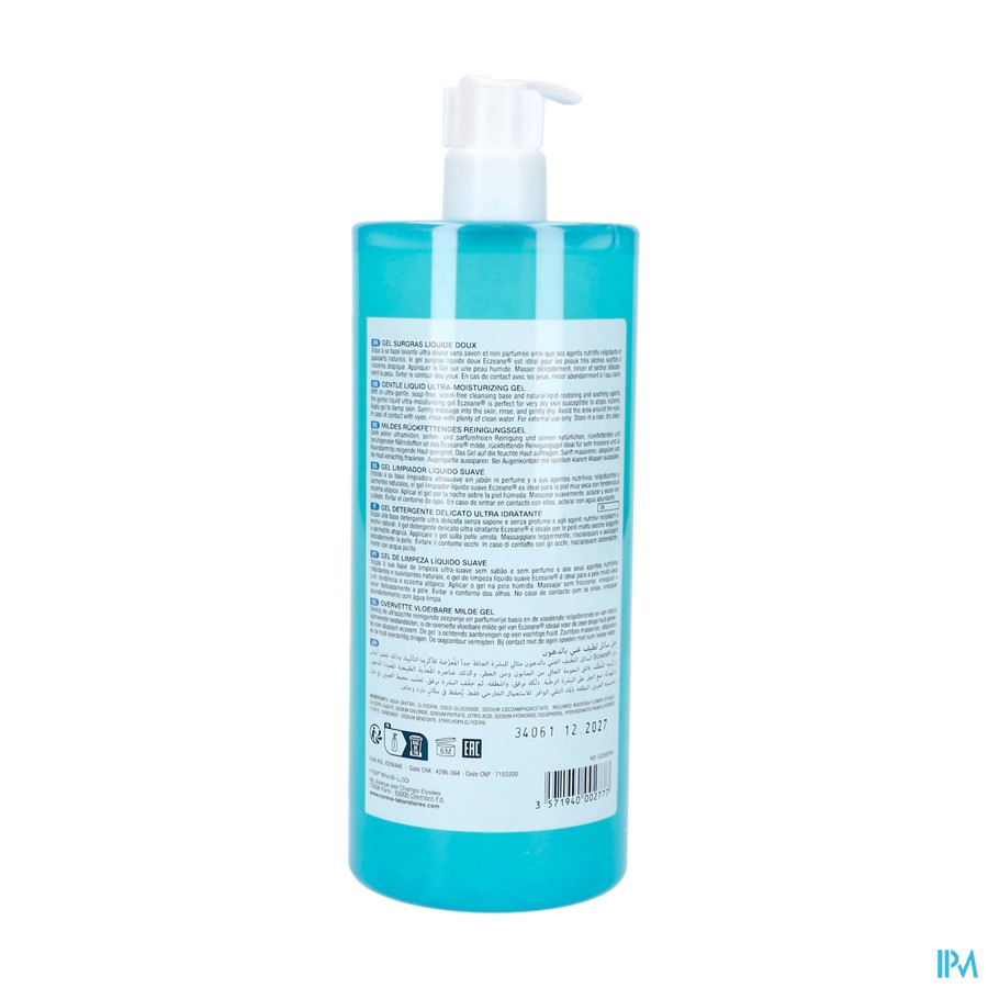 Eczeane Gentle Surgras Gel Fl 1l