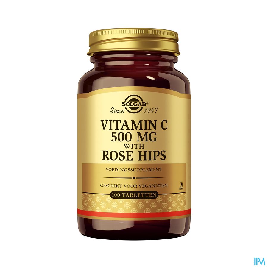 Solgar Vitamin C Rose Hips Comp 100x 500mg Solgar Vitamin C Rose Hips Comp 100x 500mg