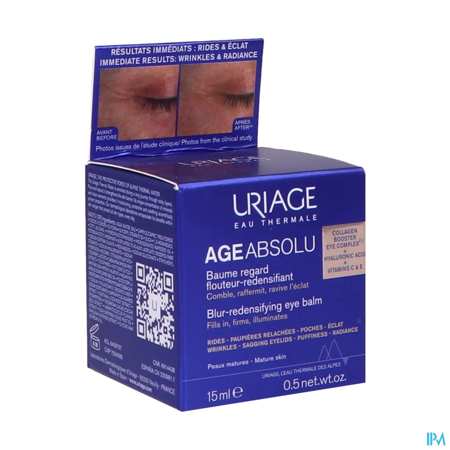 Uriage Baume Regard Flouteur Redensifiant 15ml