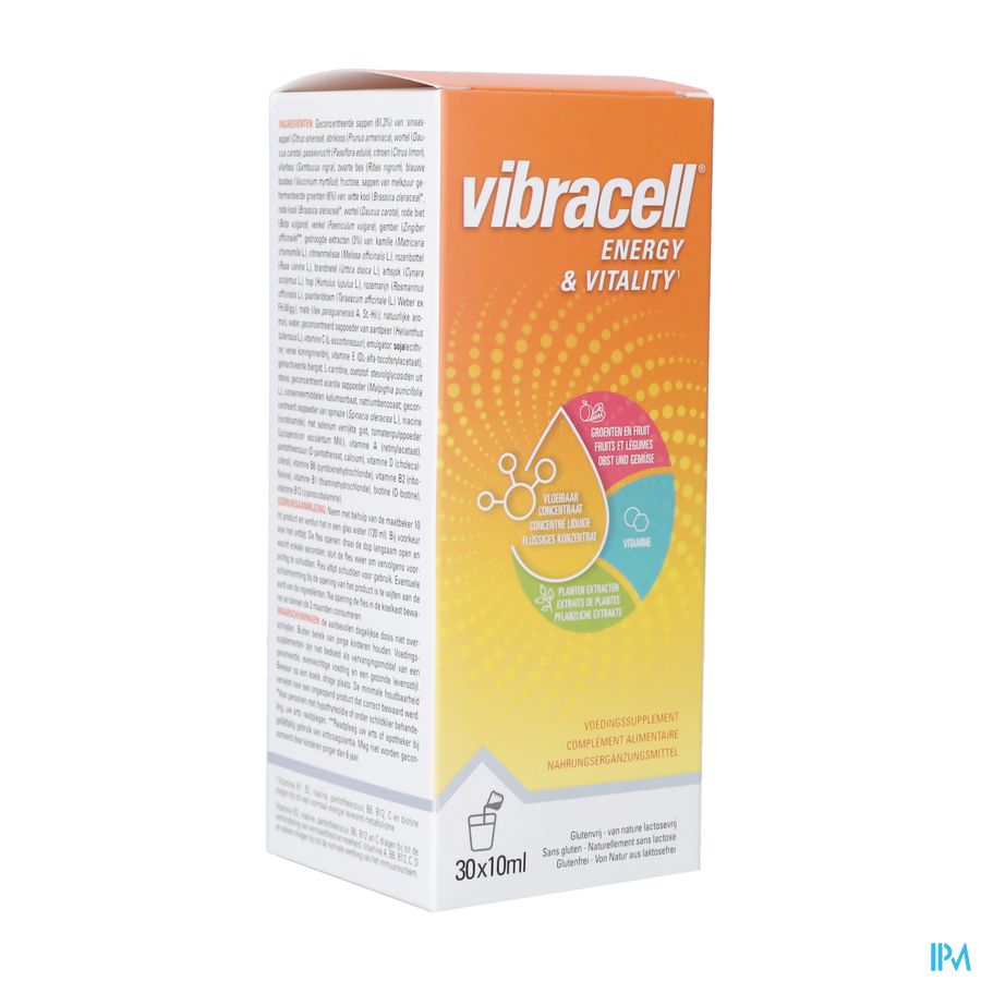 Vibracell Energy&vitality Vloeibaar Concentr.300ml