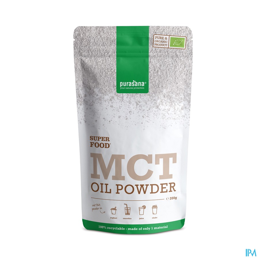Purasana Superfoods Mct Oil Bio Pdr 200g