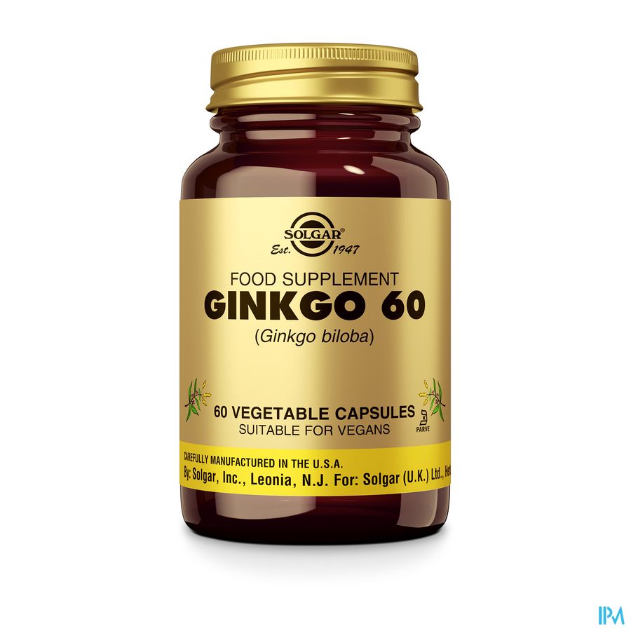 Solgar Ginkgo V-caps 60x60mg
