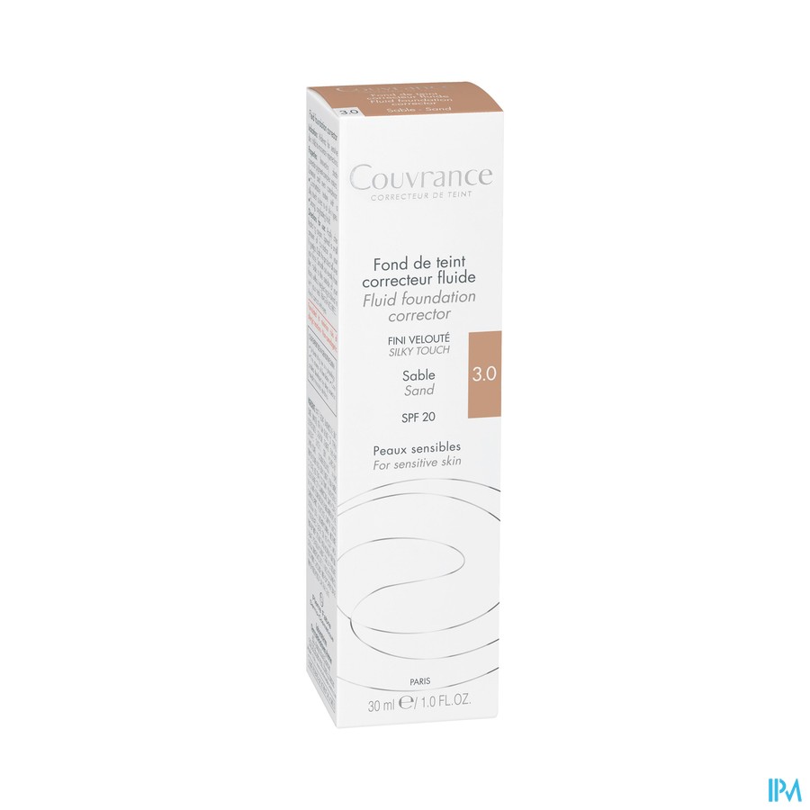 Avene Couvrance Fdt Correct. Fluide 3 Sable 30ml