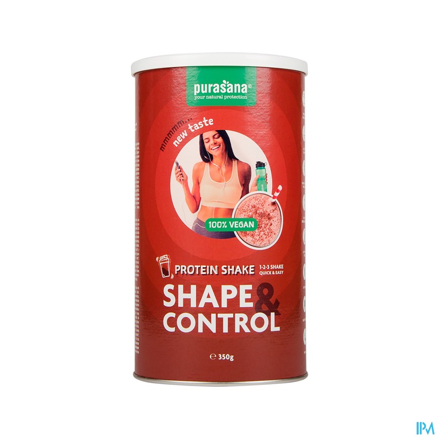 Purasana Vegan Shape&control Prot.shake Choco 350g