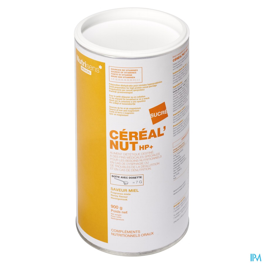 Nutrisens Cereal'nut Hp+ Pot Honing 900g