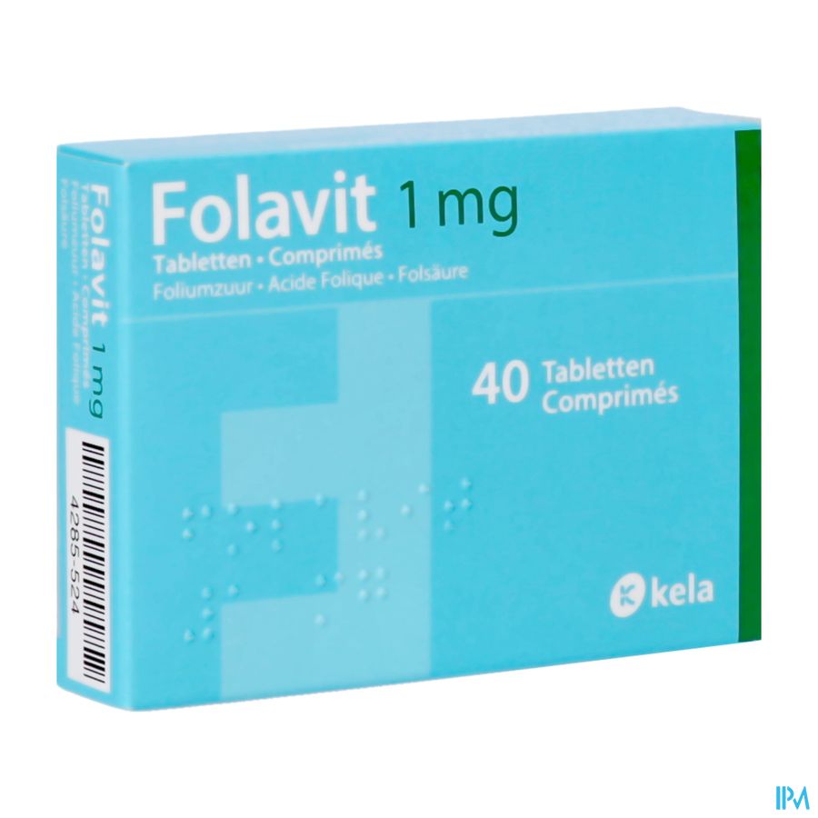 Folavit 1mg Comp 40 X 1mg