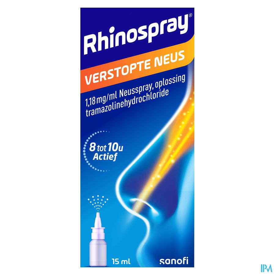 Rhinospray Verstopteneus 1,18mg/ml Neusspr Opl15ml 2