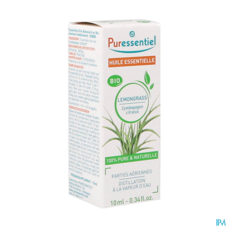 Puressentiel Eo Lemongrass Bio 10ml