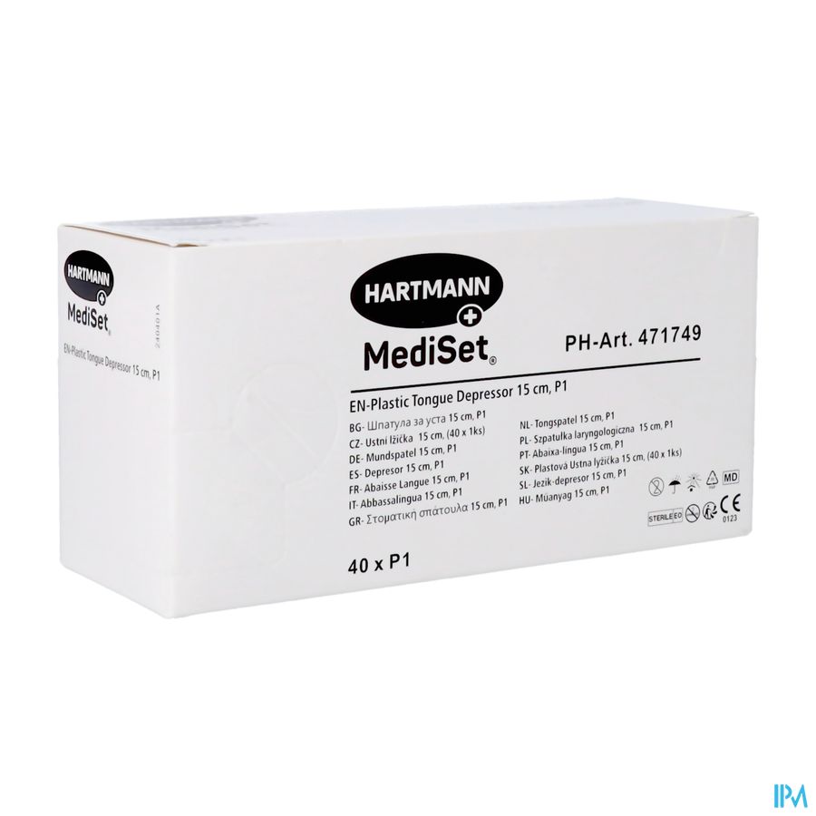 Hartmann Plastic Tongspatel 15cm 40 4717490