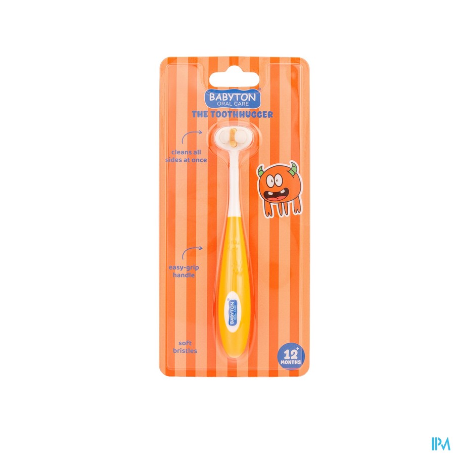Babyton Tandenborstel Toothhugger Oranje Lupy