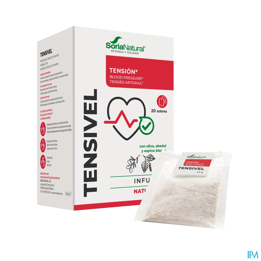 Soria Infusies Tensivel Natusor 6 Infusie Zakje 20