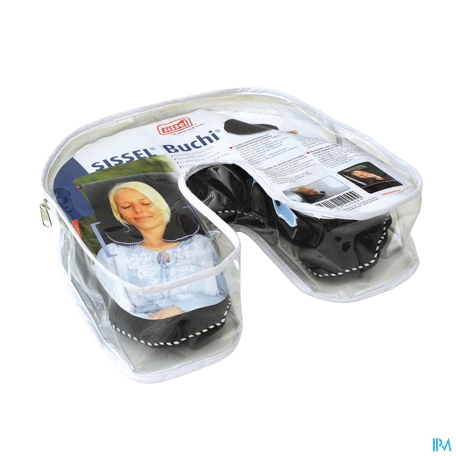 Sissel Buchi Blauw Nekkussen Met Boekweitvulling