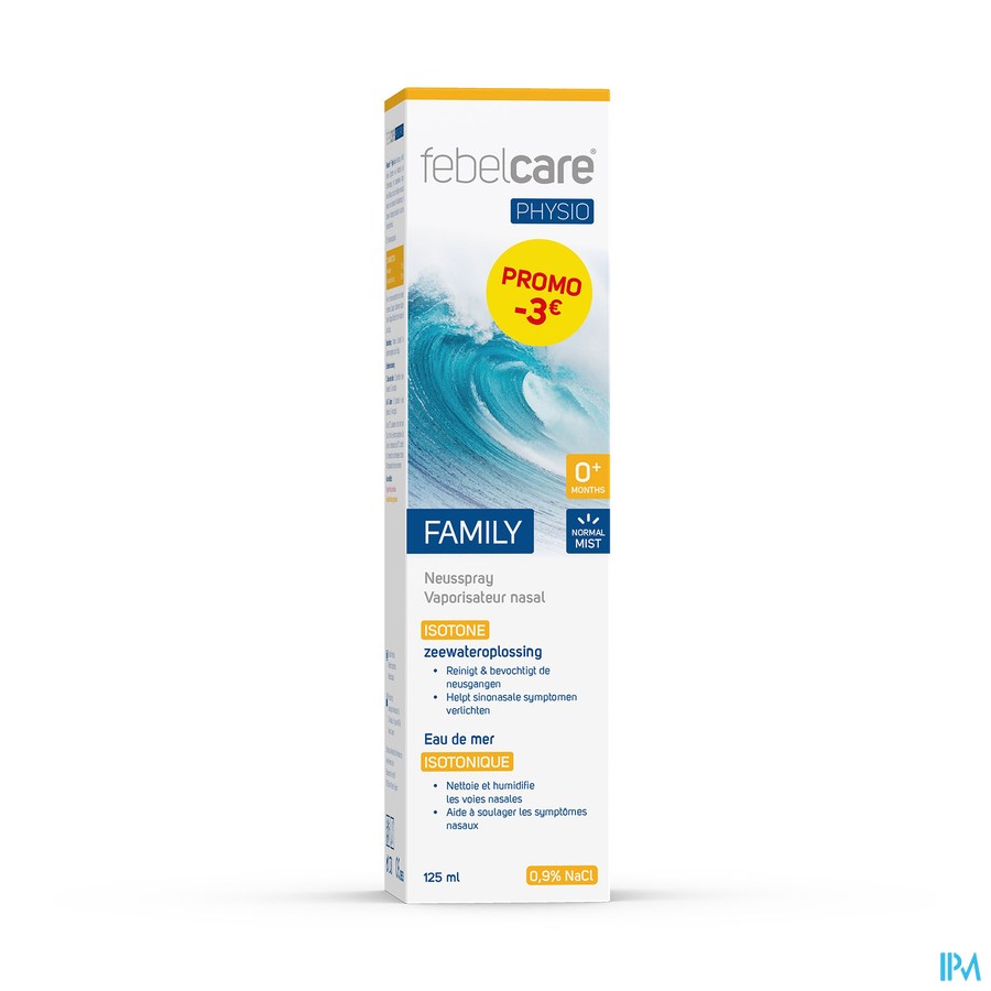 Febelcare Physio Spray Iso Family 125ml Promo -3€