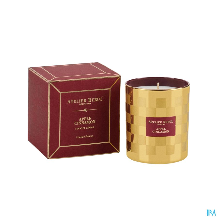 Atelier Rebul Apple&cinnamon Geurkaars 210g