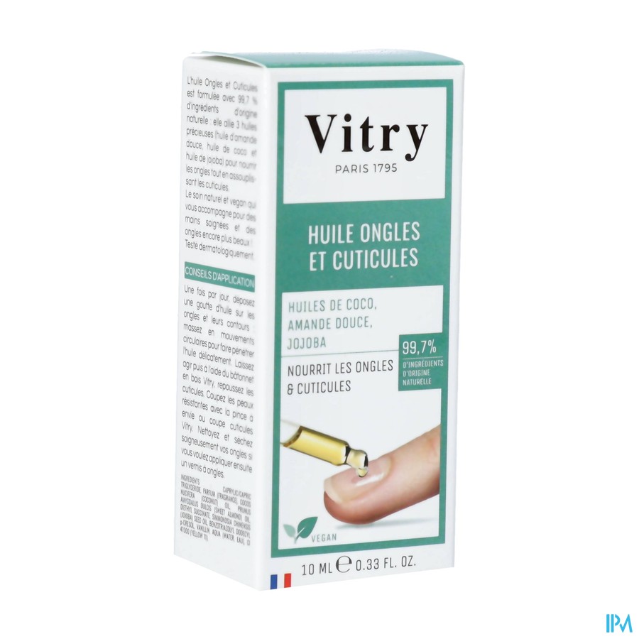 Vitry Natuurlijke Olie Nagels & Nagelriem 10ml