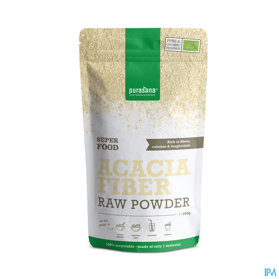 Purasana Superfoods Acacia Fiber Bio Pdr 200g