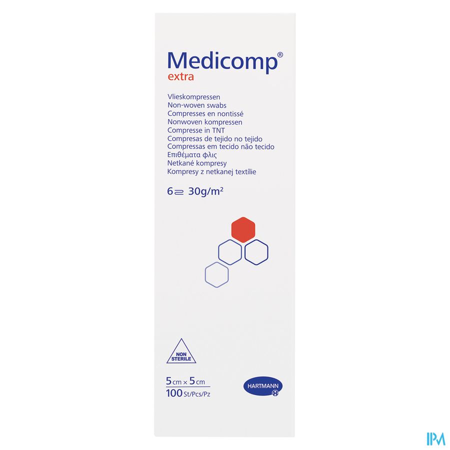 Medicomp 5x5cm 6l. Nst. 100 P/s