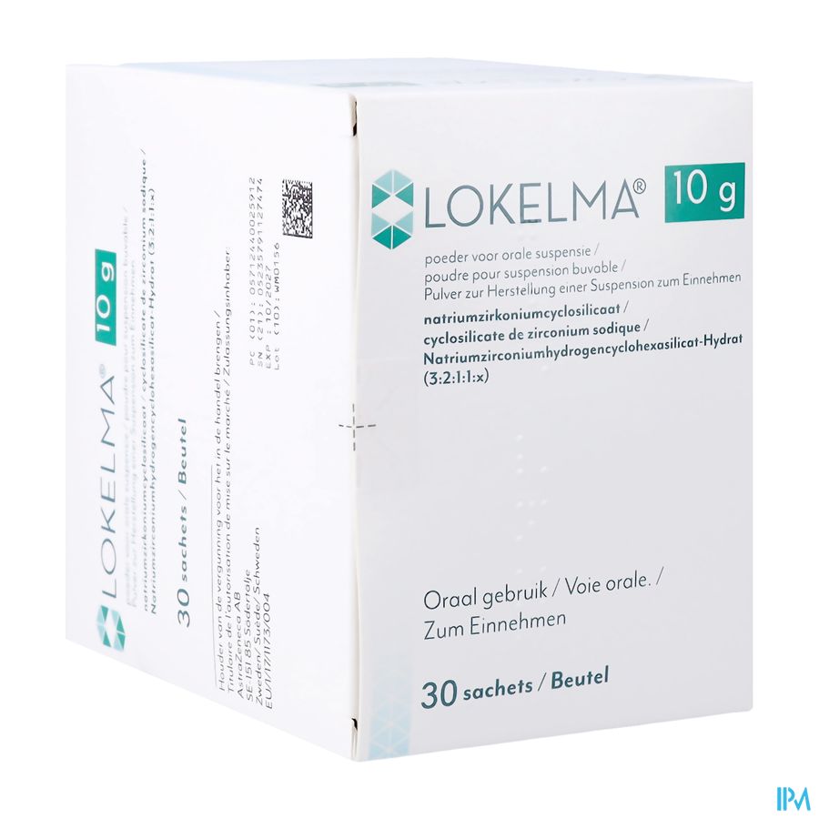 Lokelma 10g Abacus Pdr Orale Suspensie Zakje 30 Lokelma 10g Abacus Pdr Orale Suspensie Zakje 30
