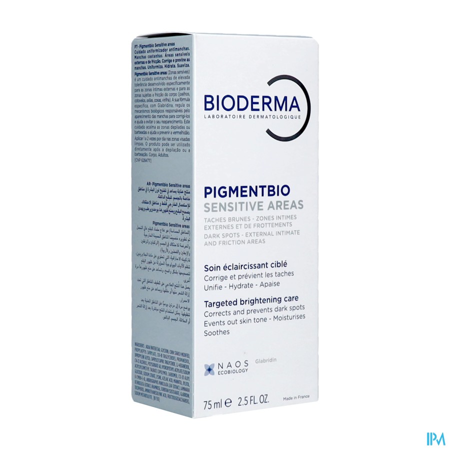 Bioderma Pigmentbio Sensitive Areas Tube 75ml