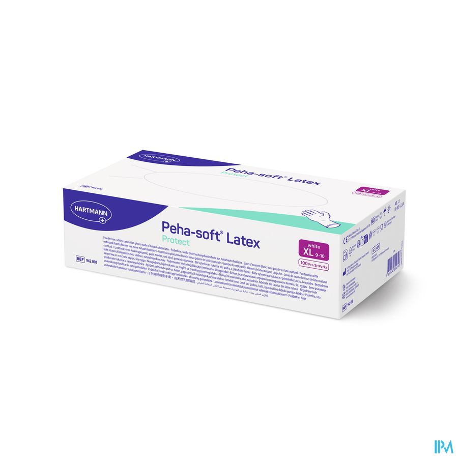 Peha Soft Handsch.latex N/pdr Protect Xl100 942010