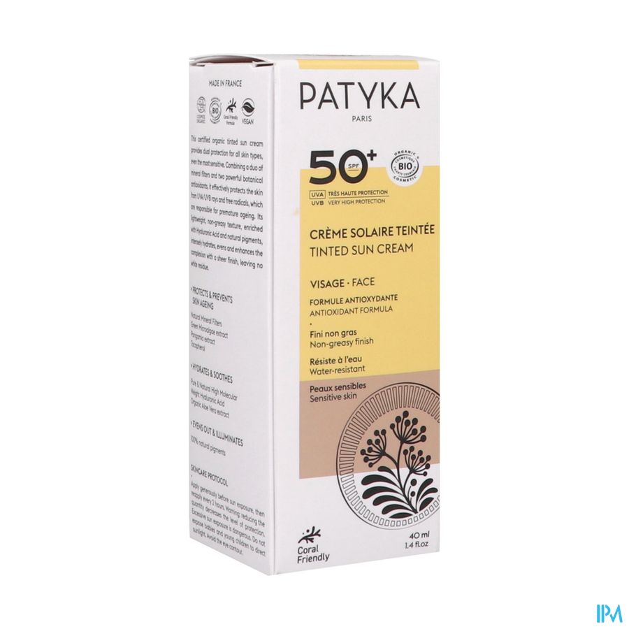 PATYKA SOL CR TEINTE SPF50+ 40ML
