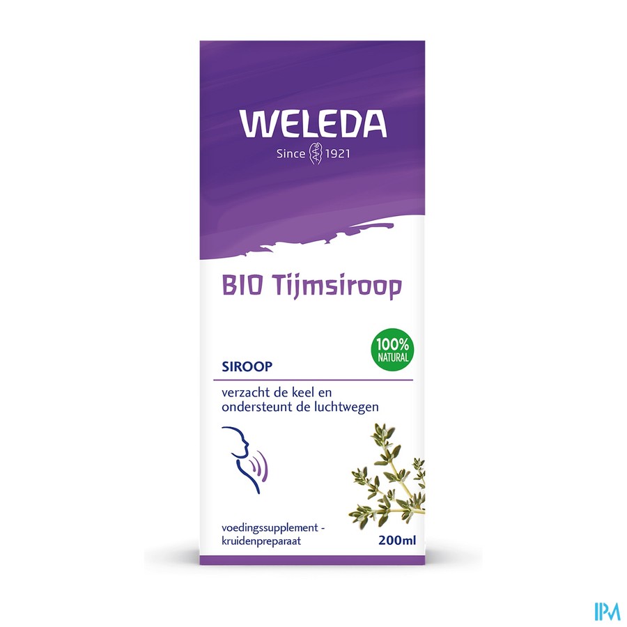 Weleda Tijmsiroop Bio 200ml