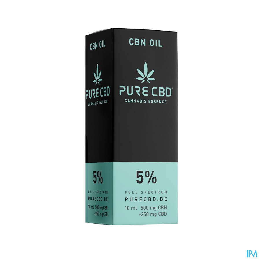 Pure Cbd 250mg Cbn 500mg Oil Full Spectrum 5% 10ml
