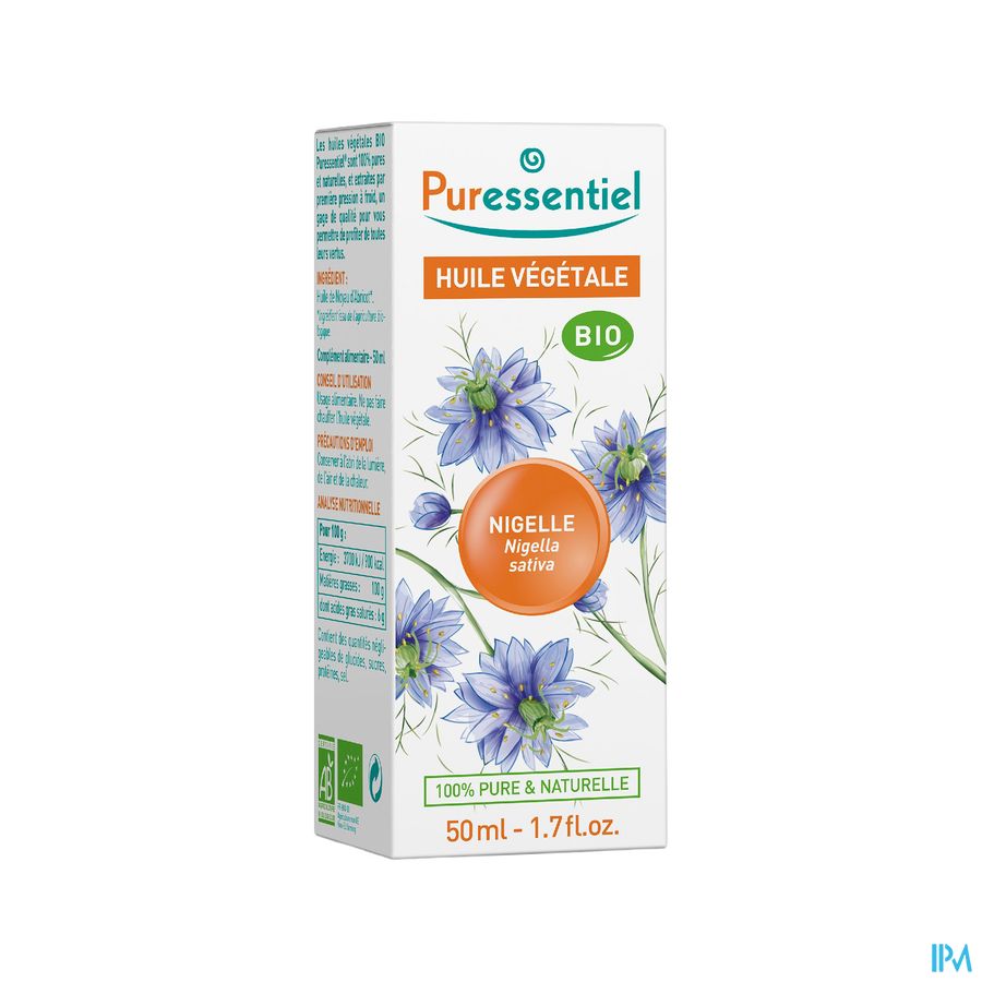 Puressentiel Huile Vegetale Bio Nigelle 50ml