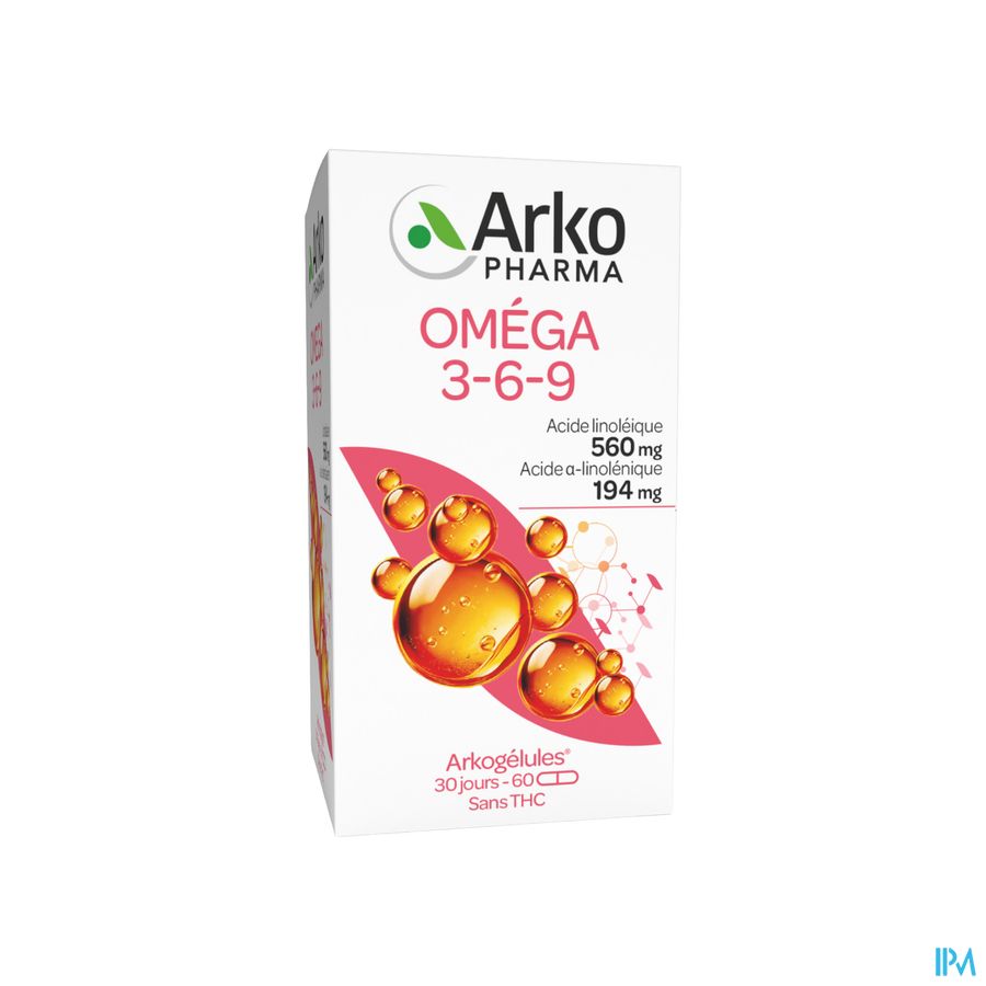 Arkogelules Omega 3 6 9 Caps 60