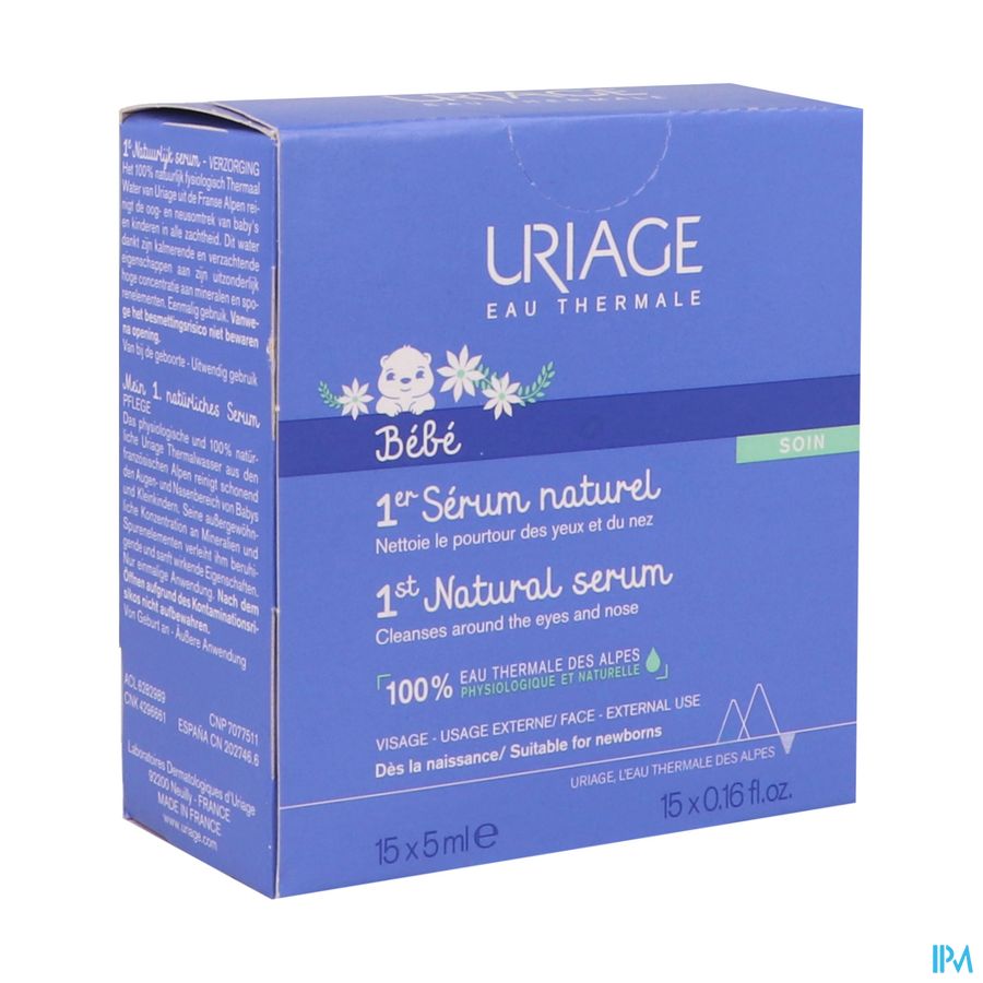 Uriage Bb 1er Serum Naturel 15x5ml