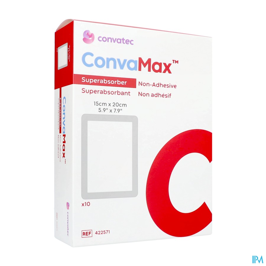 Convamax Superabsorber N/klevend 15cmx20cm 10