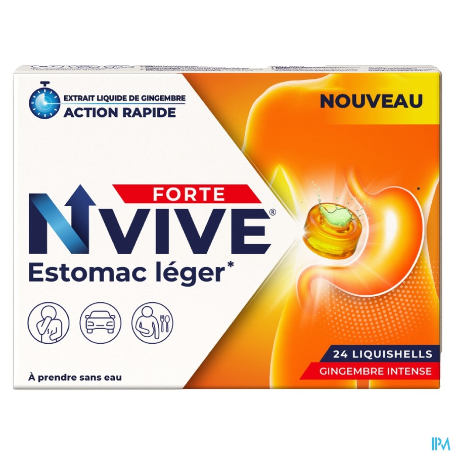 Nvive Estomac Leger Forte Liquishells 24