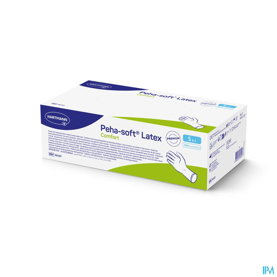 Peha Soft Gants Latex Comfort S 100 942021
