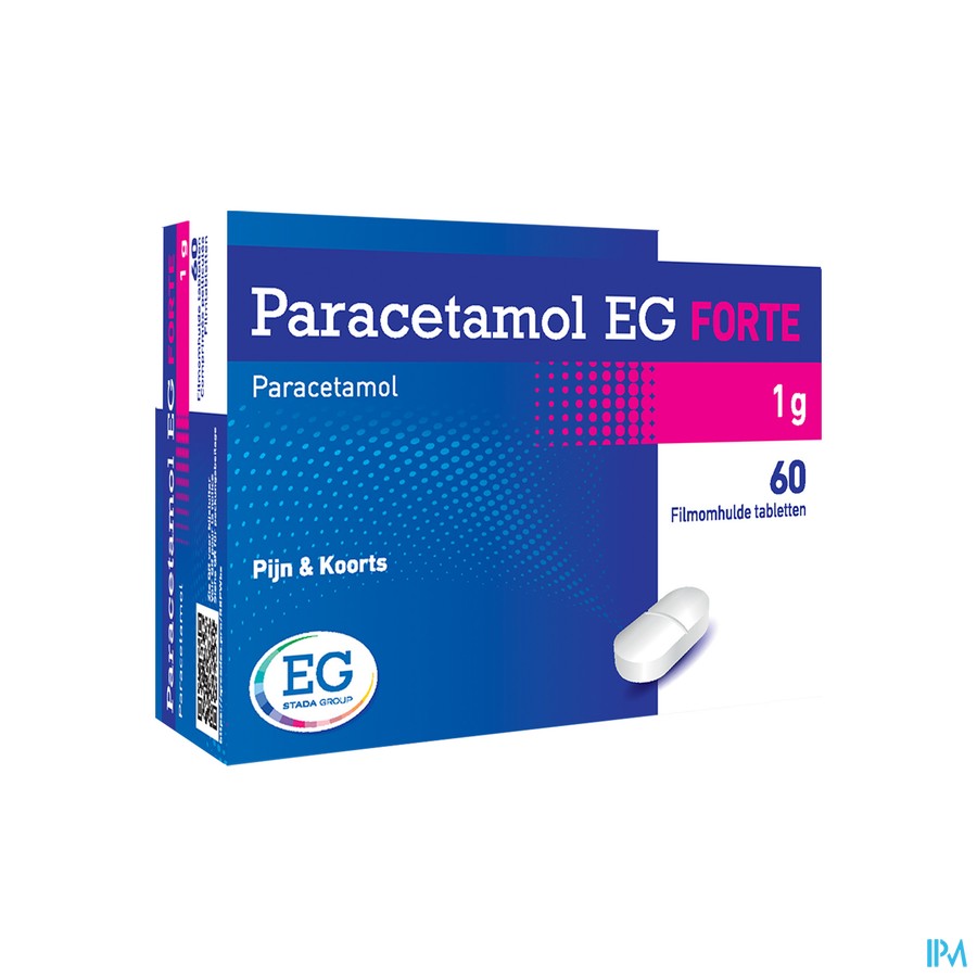 Paracetamol EG Forte 1G Filmomh Tabl  60