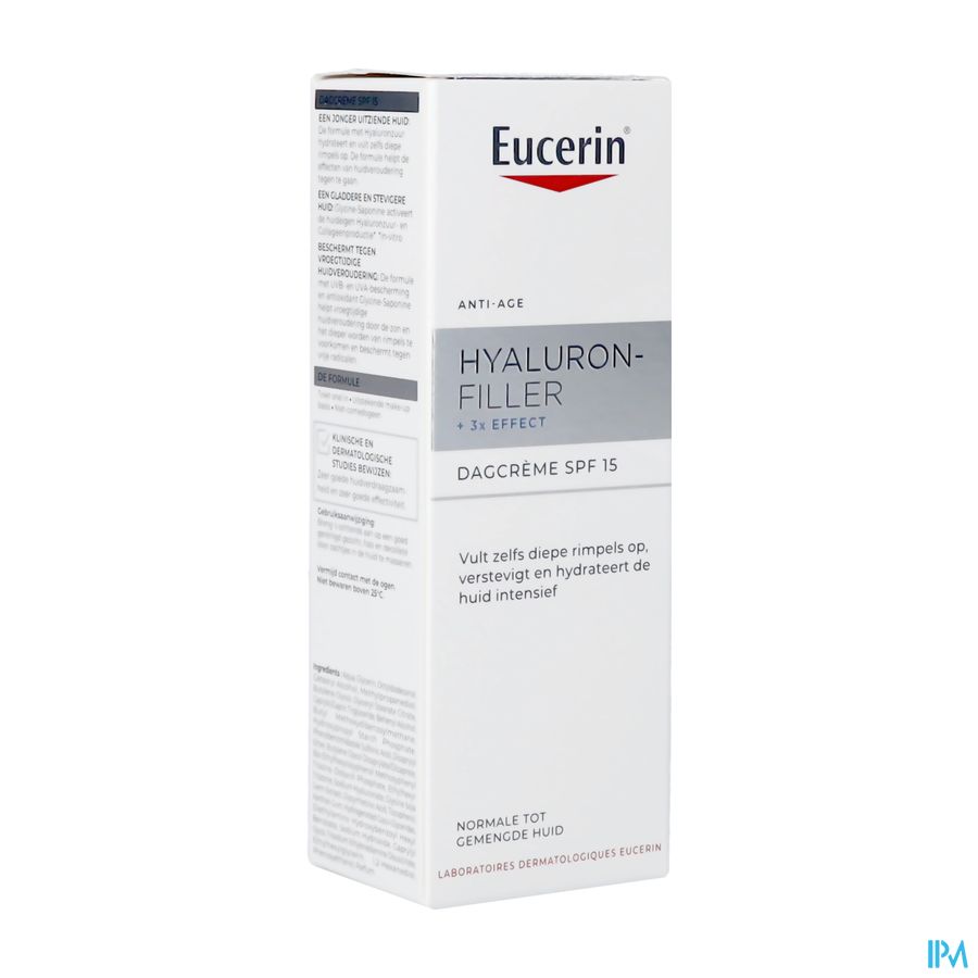 Eucerin Hyaluron-filler X3 Eff. Dag Spf15 N/m 50ml