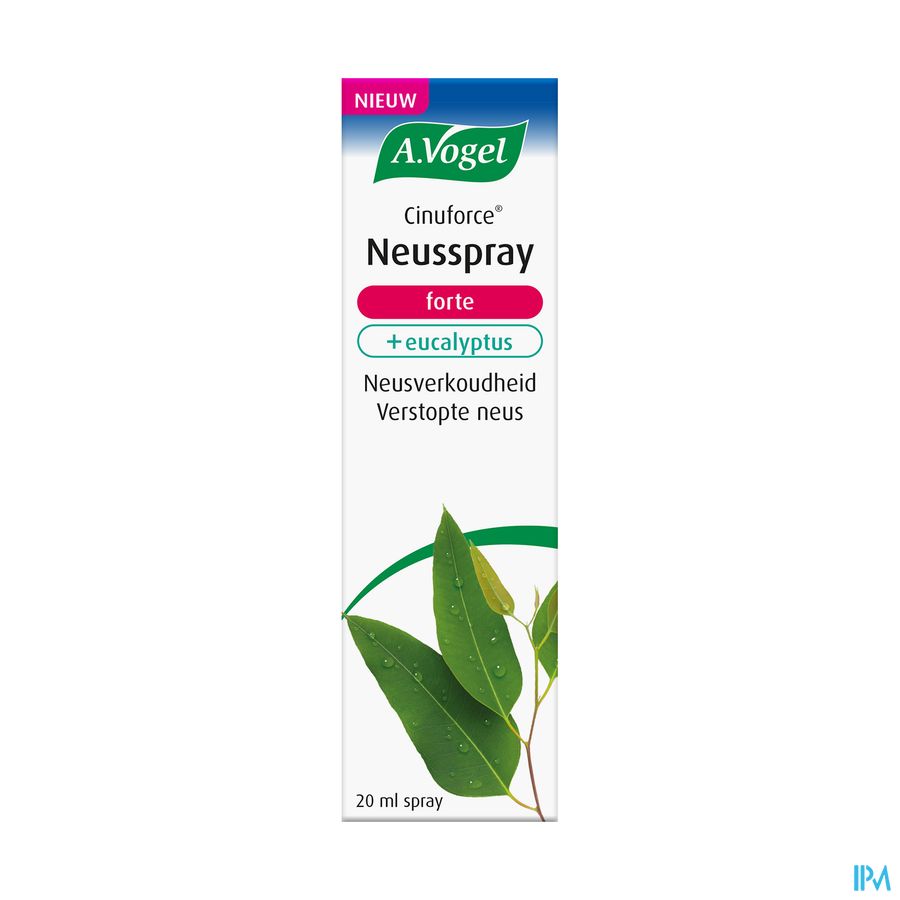 A.vogel Cinuforce Neusspray Forte+eucalyptus 20ml A.vogel Cinuforce Neusspray Forte+eucalyptus 20ml