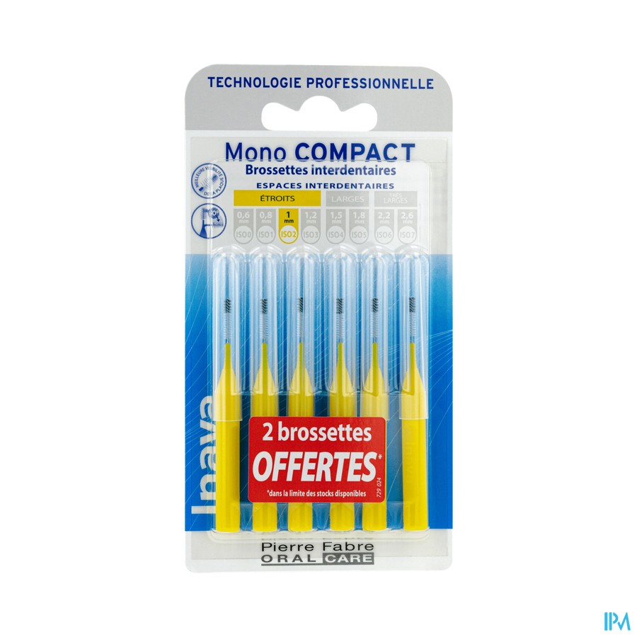 INAVA BROSSETT MONO COMP JAUNE 4+2
