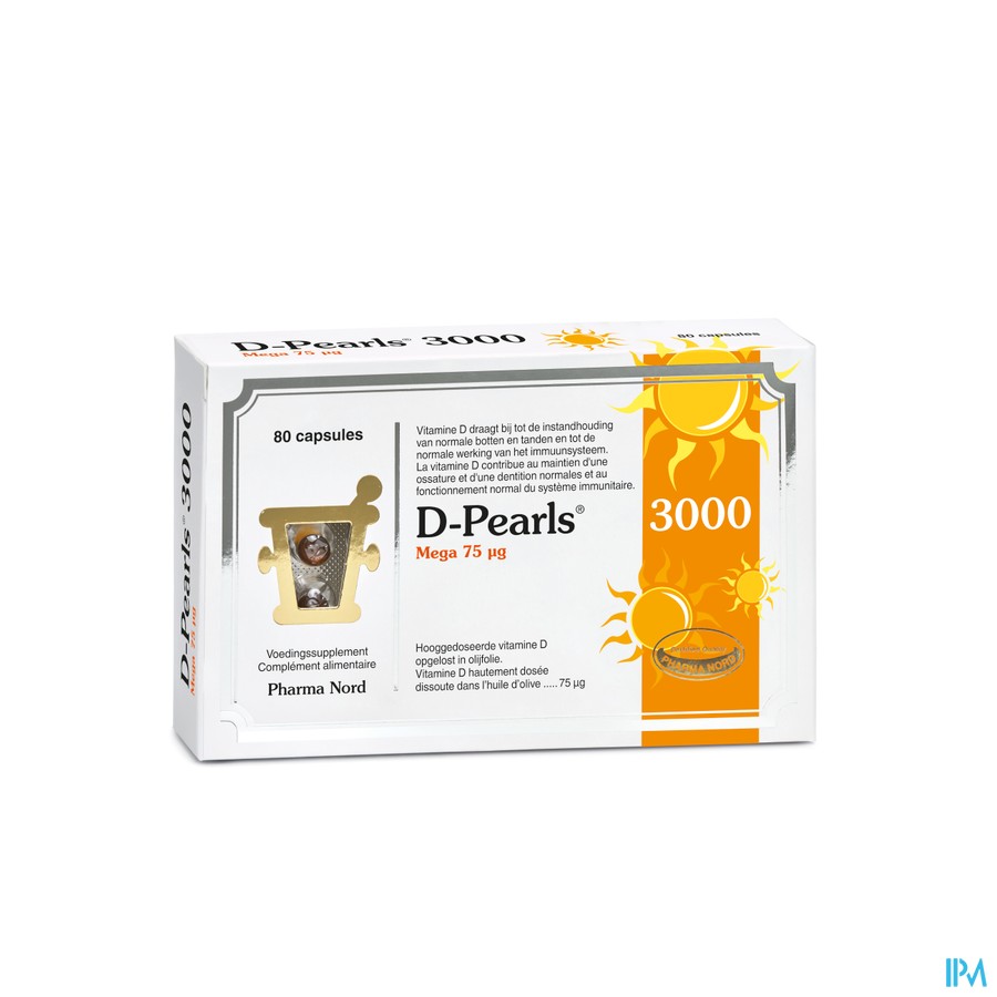 D-pearls 3000 Caps 80