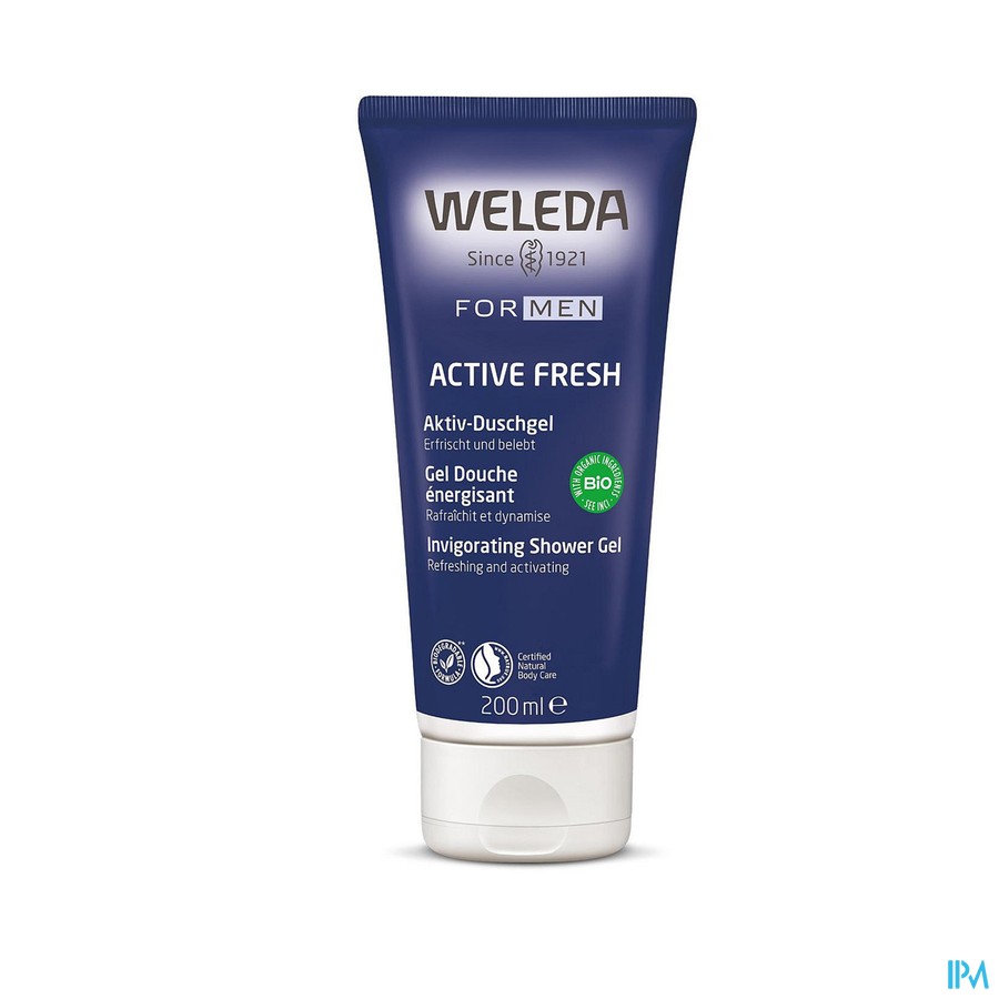 Weleda Gel Douche Energisant Homme Tube 200ml